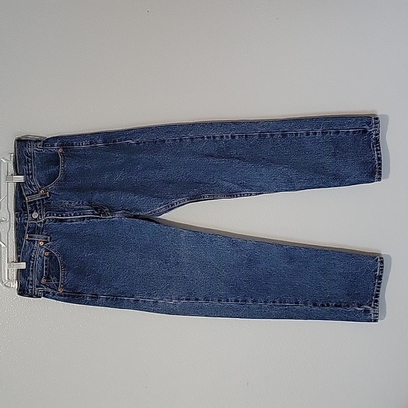 Levi's Mens 505 Stonewash Blue Regular Fit Straight Leg Denim Jeans 32 x 29 - Picture 1 of 14